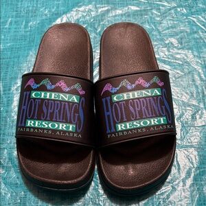Chena Hot Springs Resort Slide Sandals